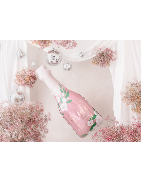 Balon foliowy Butelka Bride to be, 49.5x108.5 cm, mix