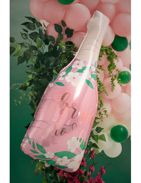 Balon foliowy Butelka Bride to be, 49.5x108.5 cm, mix
