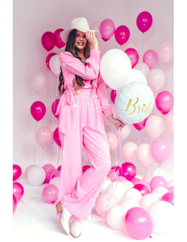Balon foliowy Bride 45cm, biały