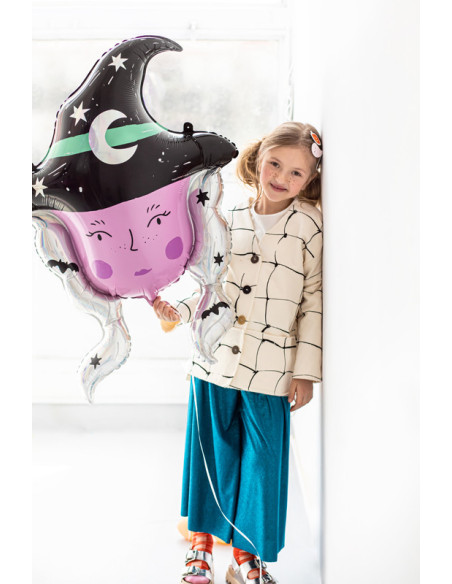 Balon foliowy Czarownica, 73,5x101 cm, mix