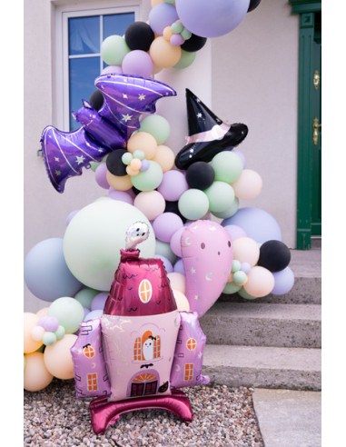 Balon foliowy Nawiedzony Dom, 89,5x116,5 cm, mix