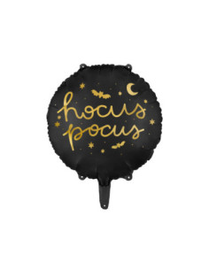 Balon foliowy Hocus Pocus, 45 cm, czarny