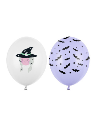 Balony 30 cm, Witch, mix (1 op. / 50 szt.)