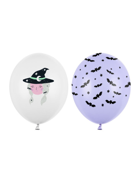 Balony 30 cm, Witch, mix (1 op. / 50 szt.)