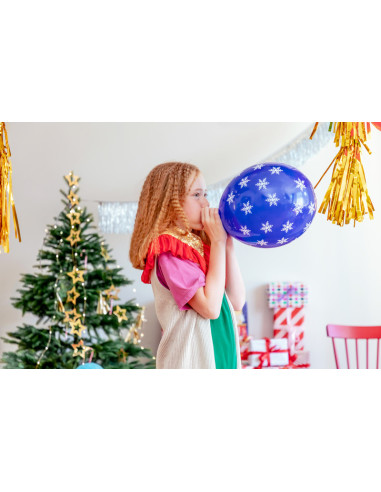 Balony 30 cm Merry Christmas, mix (1 op. / 6 szt.)