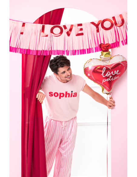 Baner I Love You, 150x30 cm, mix