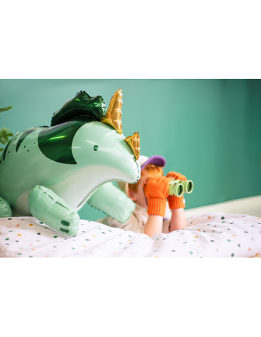 Balon foliowy Triceratops, 101x60.5cm, zielony