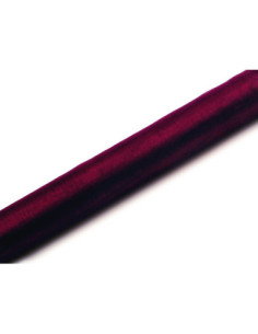 Organza Gładka, bordo, 0,36 x 9m (1 szt. / 9 mb.)