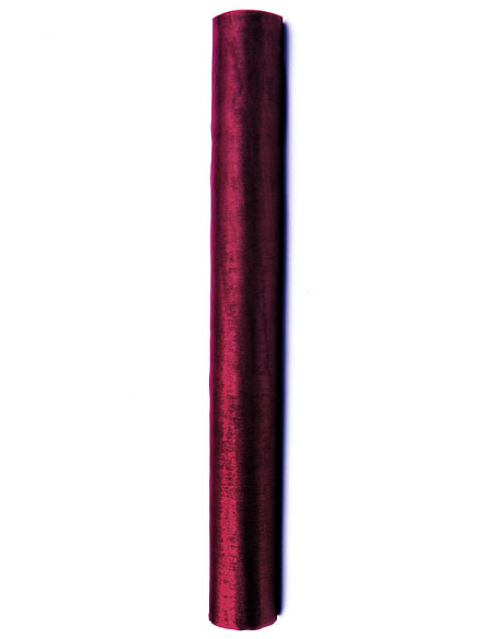 Organza Gładka, bordo, 0,36 x 9m (1 szt. / 9 mb.)