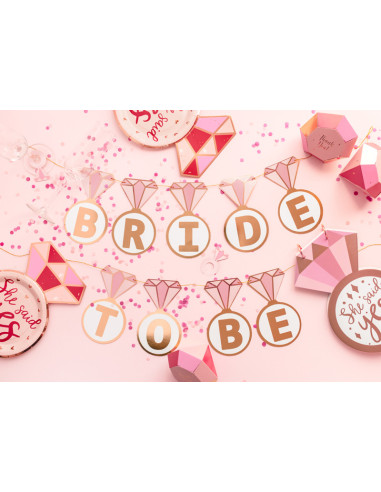 Baner Pierścionki ''Bride to be'', mix, 2.5 m
