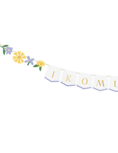 Baner I Komunia Św., mix, 300x13 cm