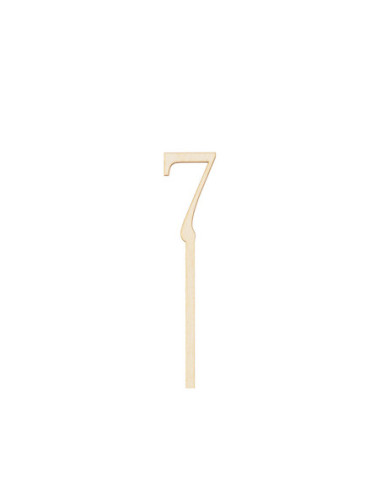 Drewniane numery na stół, 25 cm (1 op. / 10 szt.)