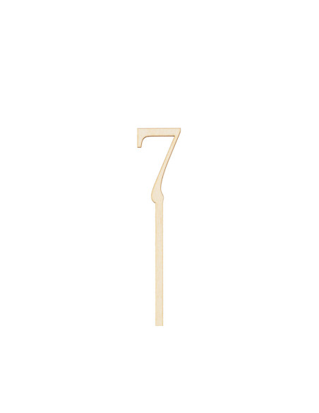 Drewniane numery na stół, 25 cm (1 op. / 10 szt.)