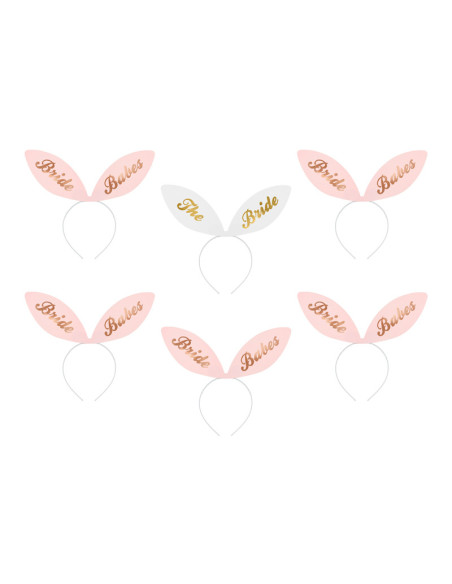 Opaski Bride Squad, 29x25 cm (1 op. / 6 szt.)