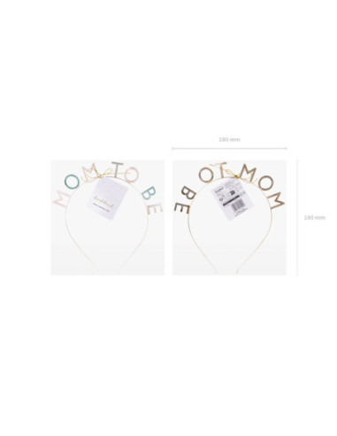 Opaska Mom to be, mix, 18.5x18 cm