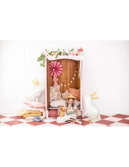 Rozety dekoracyjne Kwiaty, mix, 26-43 cm (1 op. / 3 szt.)