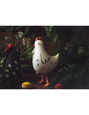 Balon foliowy Kurka, 48x60 cm, mix