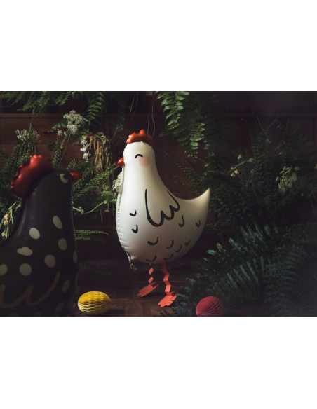Balon foliowy Kurka, 48x60 cm, mix