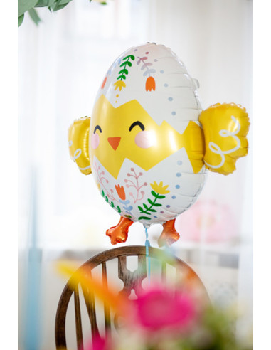 Balon foliowy Pisklę, 78.5x64.5 cm, mix