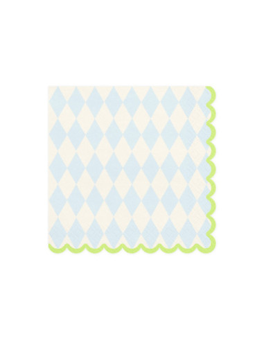 Serwetki Romby, mix, 33x33 cm (1 op. / 20 szt.)