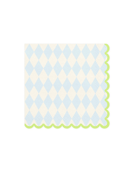 Serwetki Romby, mix, 33x33 cm (1 op. / 20 szt.)