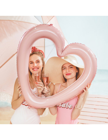 Naklejki na kieliszki ''Bride & Bridesmaid'', różowe złoto (1 op. / 6 szt.)