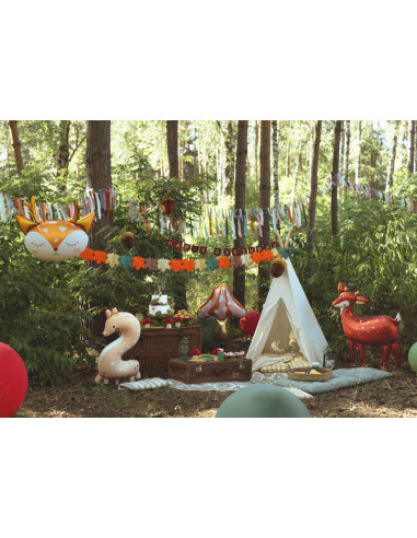 Balon foliowy Cyfra 2 - Sarenka, 65x102 cm, mix