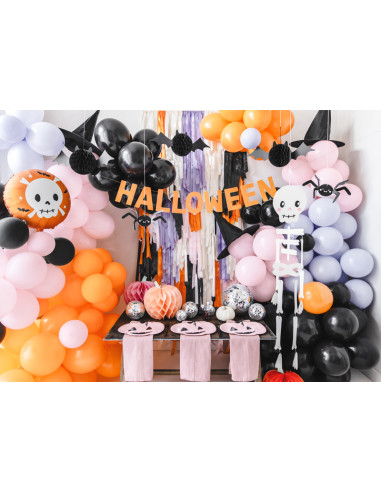 Dekoracja papierowa Pająki, 27x17 cm, czarny (1 op. / 5 szt.)