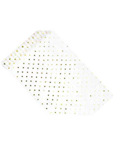 Organza z nadrukiem, biały, 0,36 x 9m
