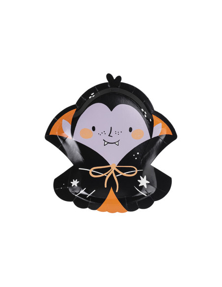 Talerzyki Dracula, 23x25 cm, mix (1 op. / 6 szt.)