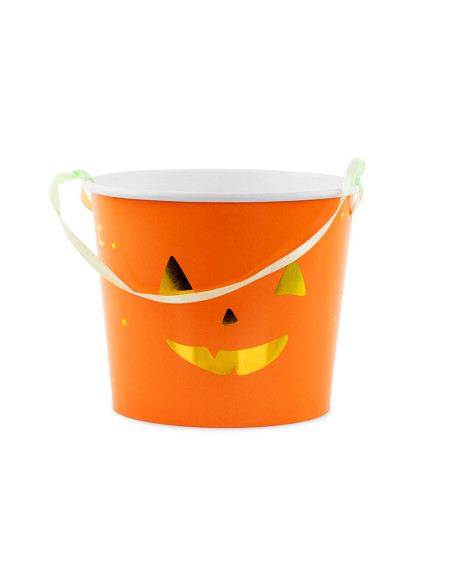 Wiaderka na cukierki Halloween, 13.5 cm, mix (1 op. / 2 szt.)