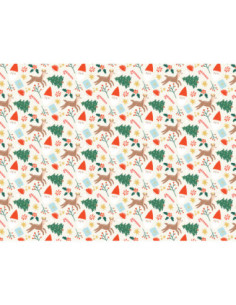 Papier do pakowania - Merry Christmas, 70x200 cm