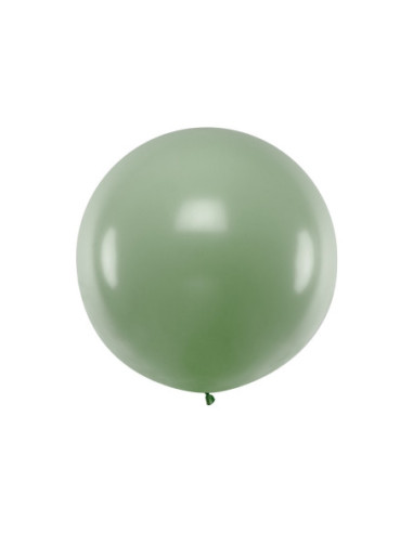 Balon okrągły 1 m, Pastel Rosemary Green
