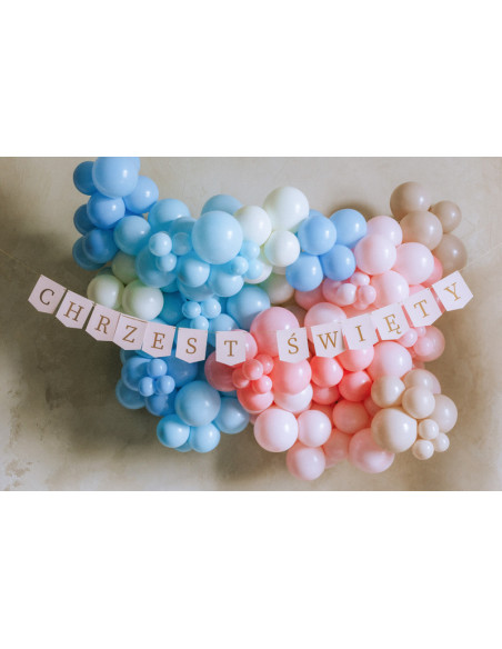 Balony Strong 12 cm, alabastrowy (1 op. / 100 szt.)