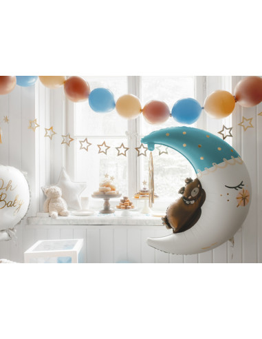 Balony z łącznikiem, 33 cm, jasny niebieski (1 op. / 20 szt.)