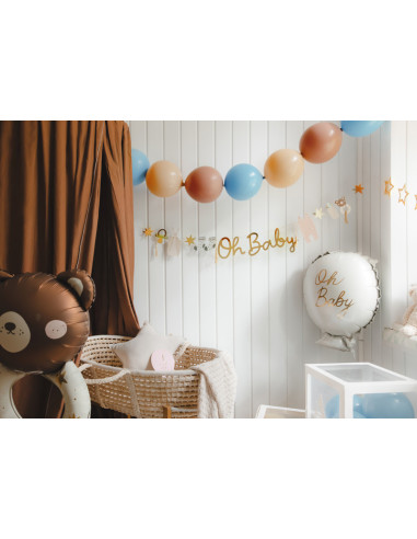 Balony z łącznikiem, 33 cm, jasny niebieski (1 op. / 20 szt.)