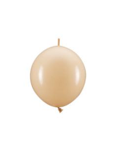 Balony z łącznikiem, 33 cm, nude (1 op. / 20 szt.)