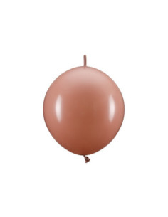 Balony z łącznikiem, 33 cm, brudny róż (1 op. / 20 szt.)