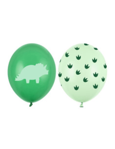 Balony 30 cm, Dinozaur, mix (1 op. / 50 szt.)