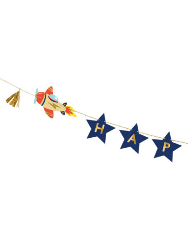 Baner Happy Birthday Samoloty, 2.5 m, mix