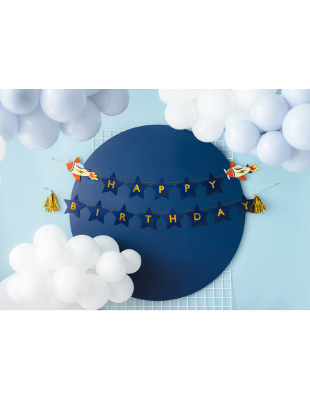 Baner Happy Birthday Samoloty, 2.5 m, mix