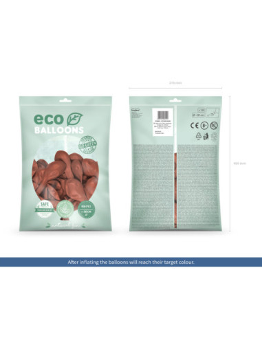 Balony Eco 30cm pastelowe, brudny róż (1 op. / 100 szt.)