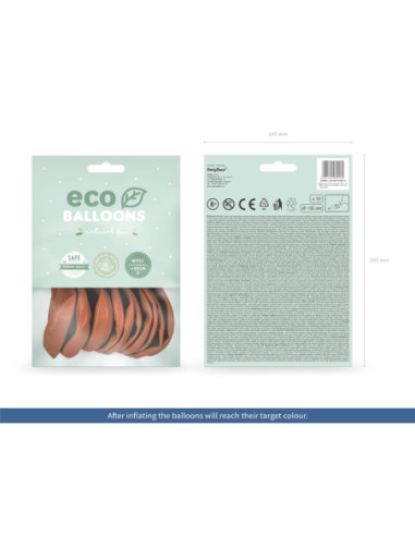 Balony Eco 30cm pastelowe, brudny róż (1 op. / 10 szt.)