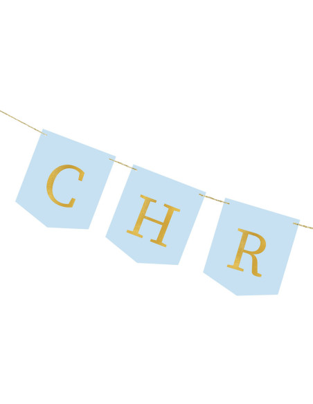 Baner ''Chrzest Święty'', 2 m, jasny niebieski