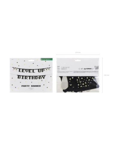 Baner ''Level up'', 2.5 m, mix