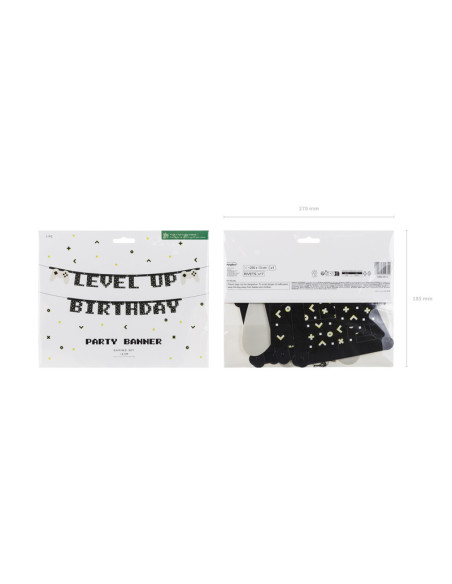 Baner ''Level up'', 2.5 m, mix
