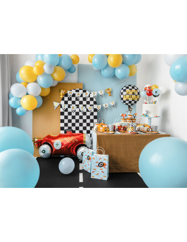 Balonowy topper na tort Autko, mix, 29 cm