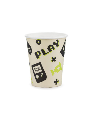 Kubeczki Gamer, 220 ml, mix (1 op. / 6 szt.)