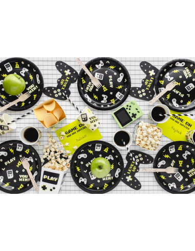 Talerzyki Gamepady, 23 cm, mix (1 op. / 6 szt.)