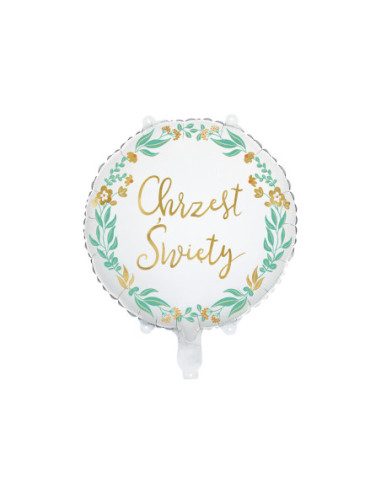 Balon foliowy ''Chrzest Święty'', 45 cm, mix